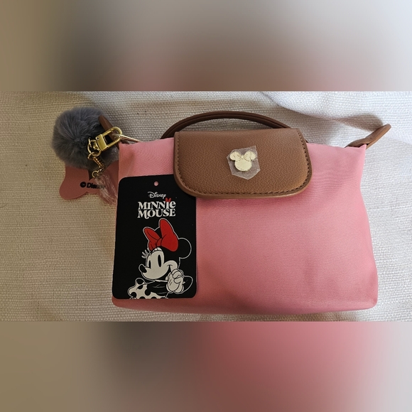 NWT Viral Minnie Mouse Disney Mini Crossbody Bag W/Detachable Strap TIK TOK - Picture 8 of 9